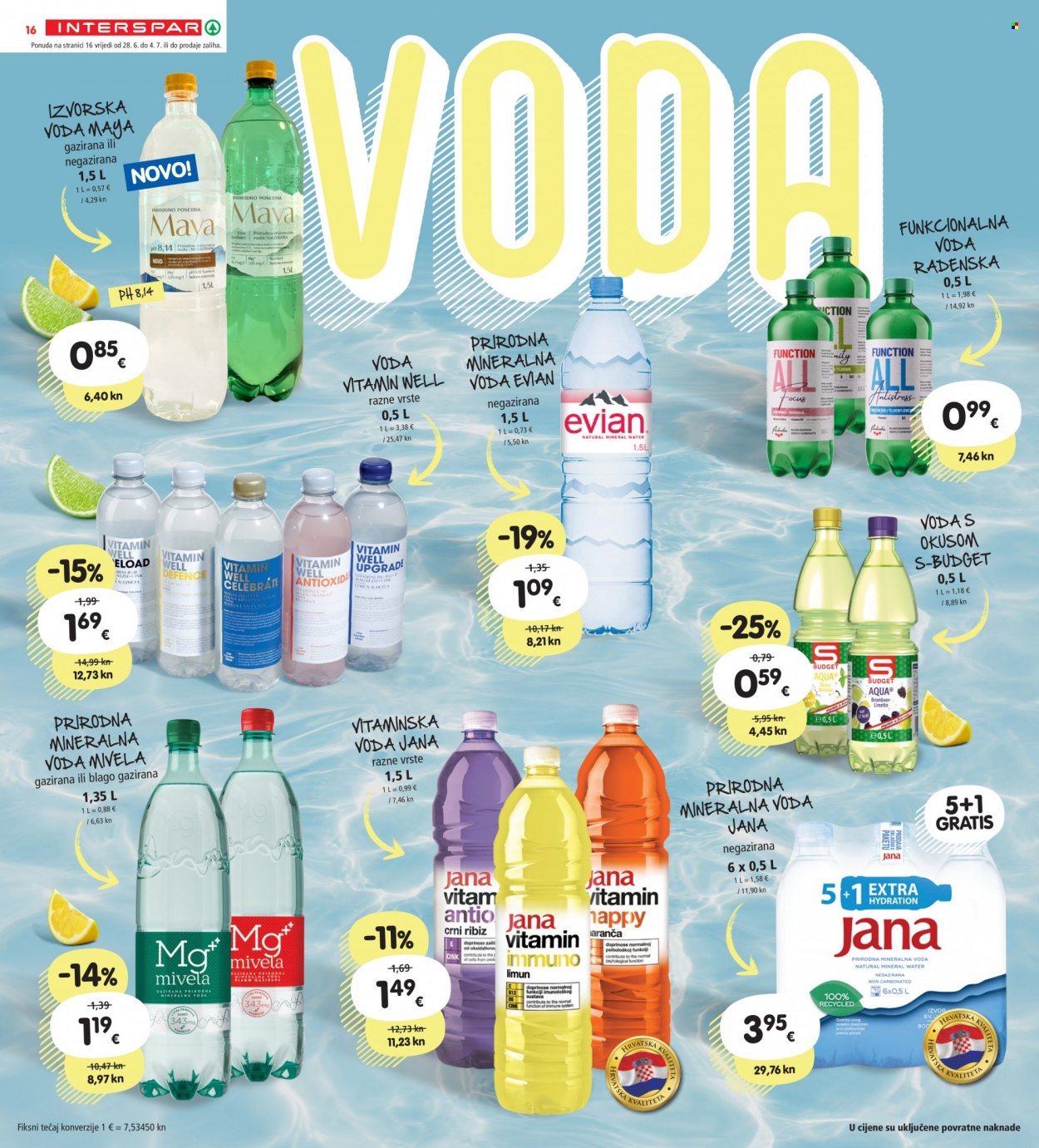 INTERSPAR katalog - 28.06.2023. - 04.07.2023. Stranica 16
