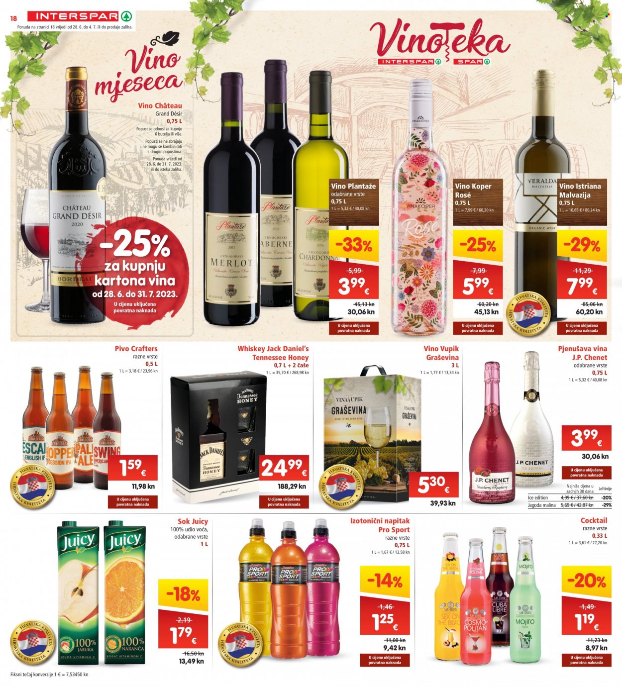 INTERSPAR katalog - 28.06.2023. - 04.07.2023. Stranica 18
