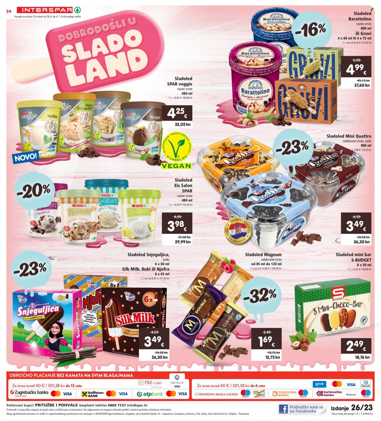 INTERSPAR katalog - 28.06.2023. - 04.07.2023. Stranica 24