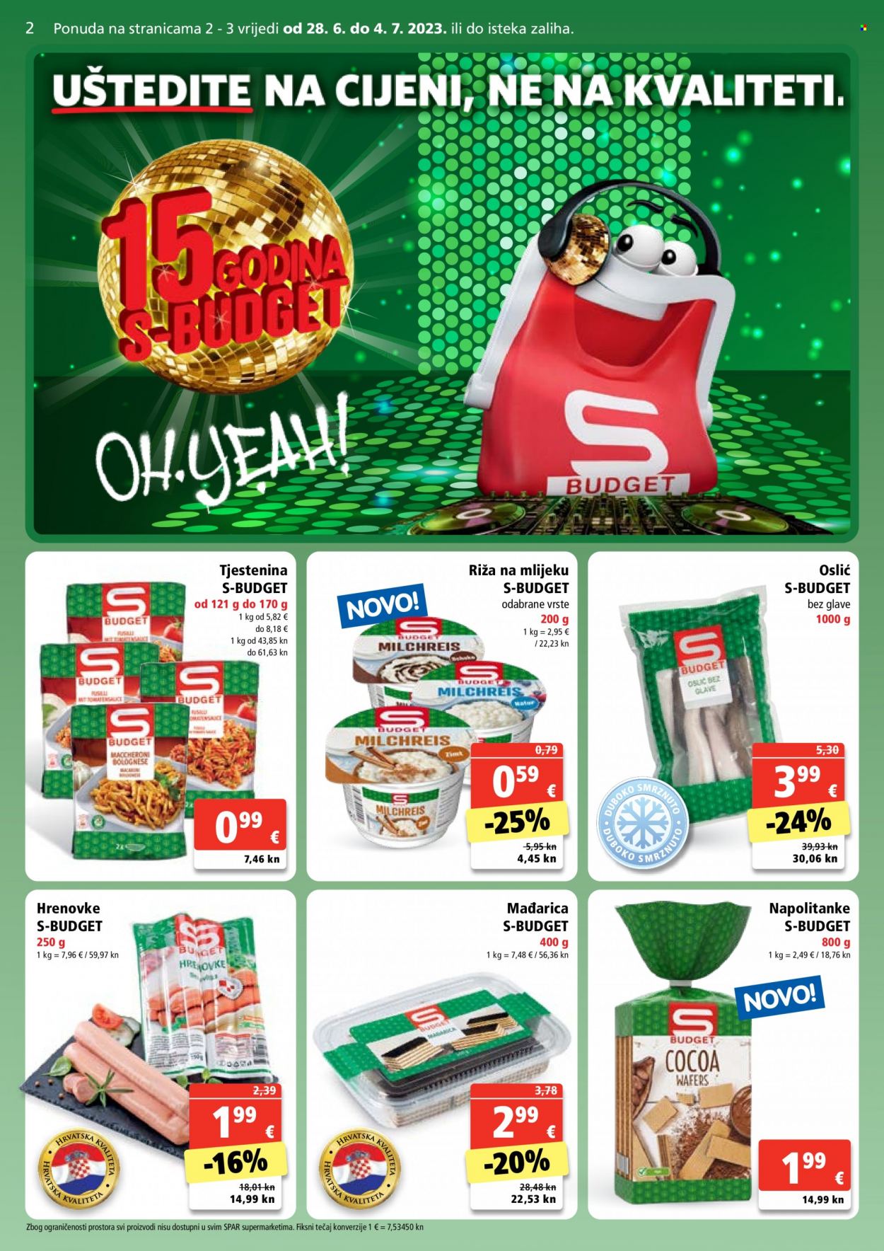 SPAR katalog - 28.06.2023. - 04.07.2023. Stranica 2