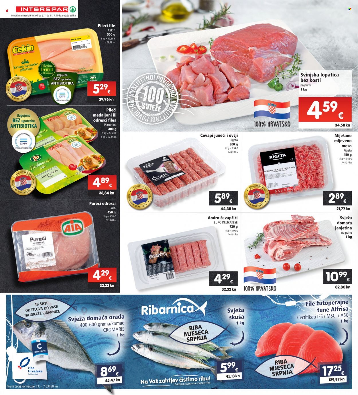 INTERSPAR katalog - 05.07.2023. - 11.07.2023. Stranica 6