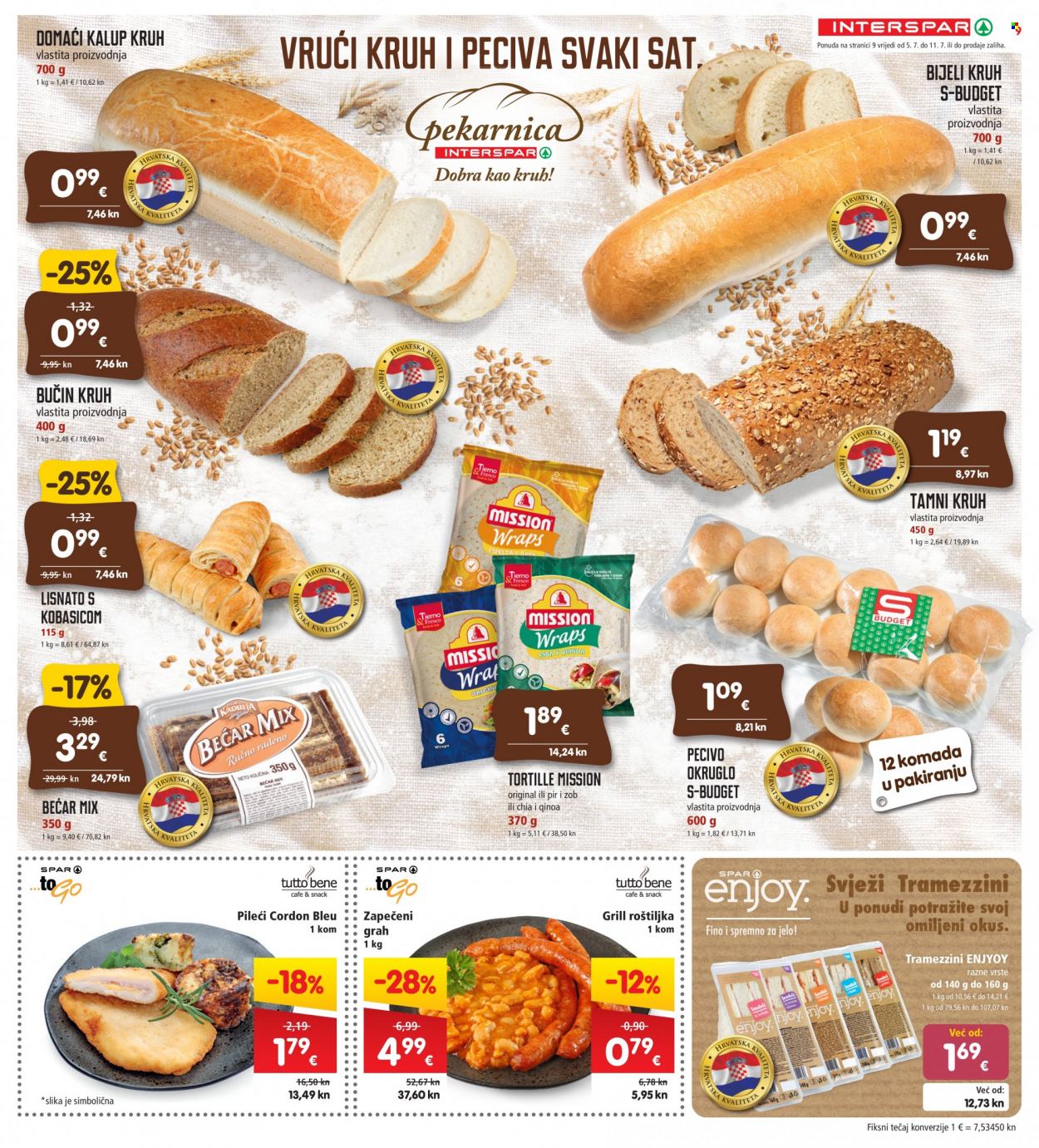 INTERSPAR katalog - 05.07.2023. - 11.07.2023. Stranica 9
