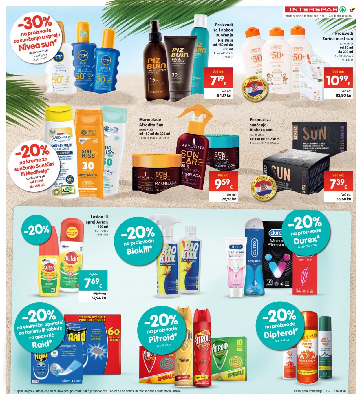 INTERSPAR katalog - 05.07.2023. - 11.07.2023. Stranica 15