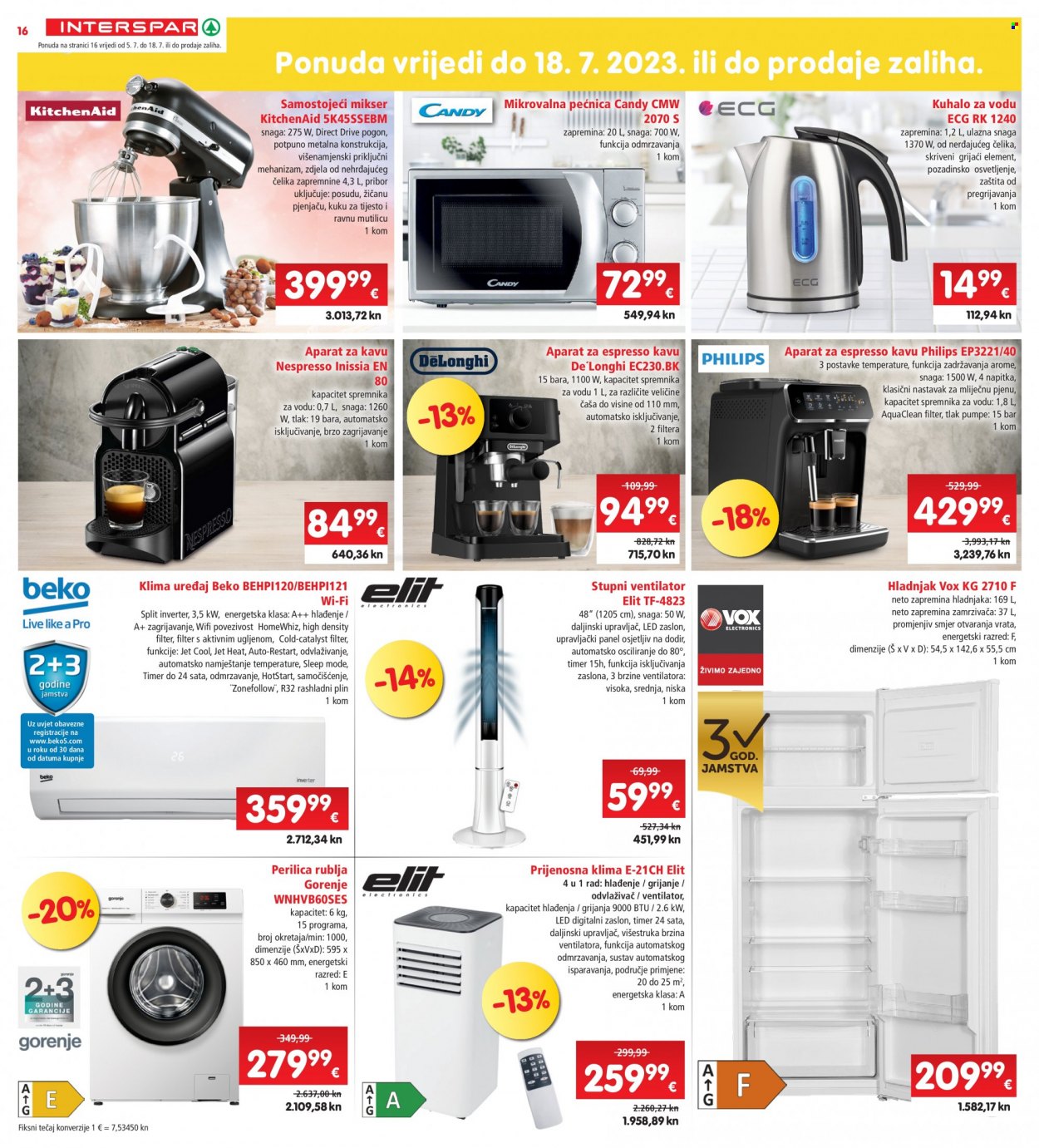 INTERSPAR katalog - 05.07.2023. - 11.07.2023. Stranica 16