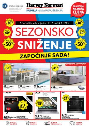 Harvey Norman katalog - 11.07.2023. - 24.07.2023.