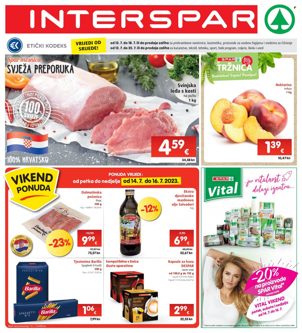INTERSPAR katalog - 12.07.2023. - 18.07.2023. Stranica 1