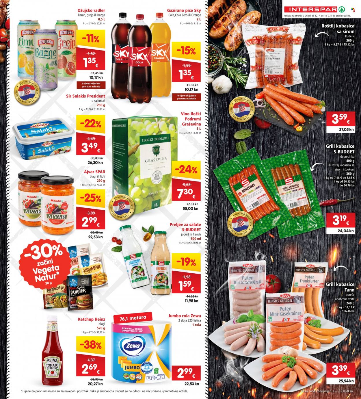 INTERSPAR katalog - 12.07.2023. - 18.07.2023. Stranica 3