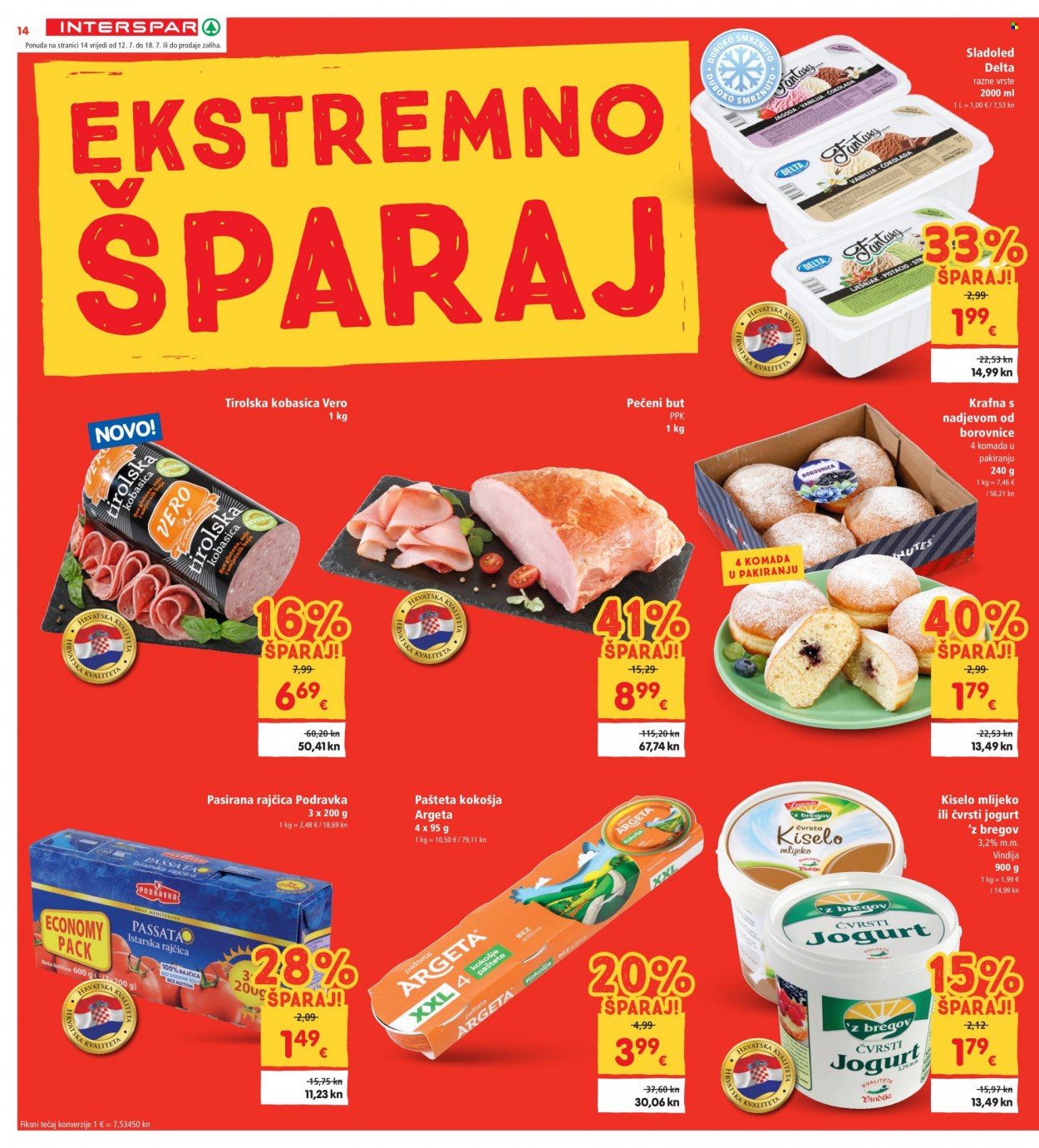 INTERSPAR katalog - 12.07.2023. - 18.07.2023. Stranica 14