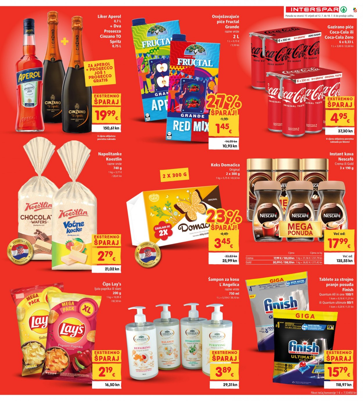 INTERSPAR katalog - 12.07.2023. - 18.07.2023. Stranica 15