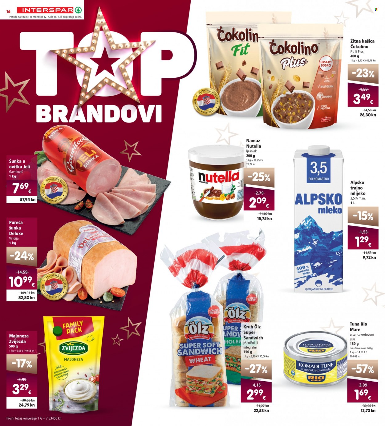 INTERSPAR katalog - 12.07.2023. - 18.07.2023. Stranica 16