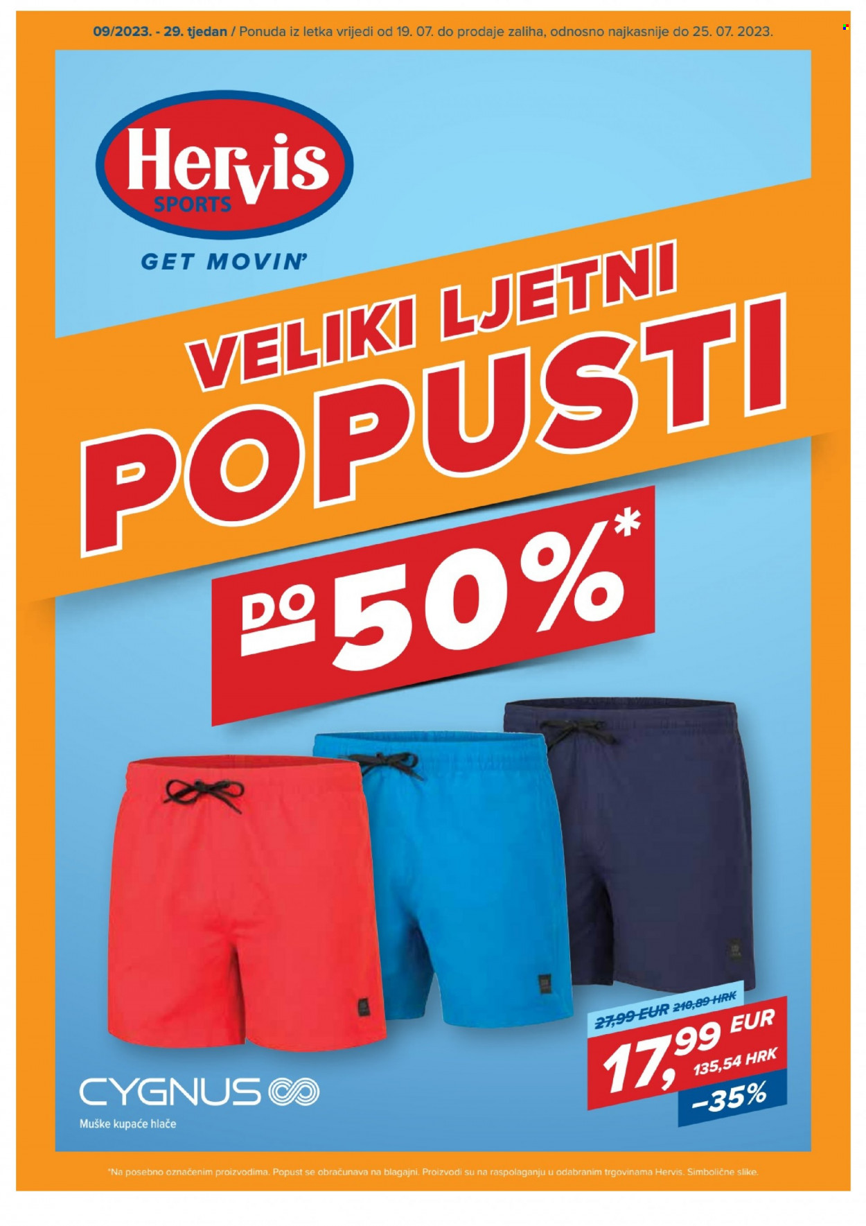 Hervis katalog - 19.07.2023. - 25.07.2023. Stranica 1