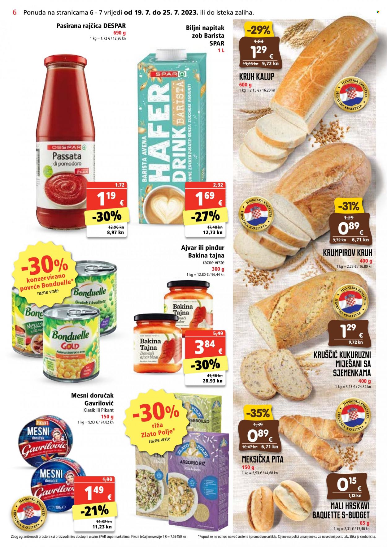 SPAR katalog - 19.07.2023. - 25.07.2023. Stranica 6