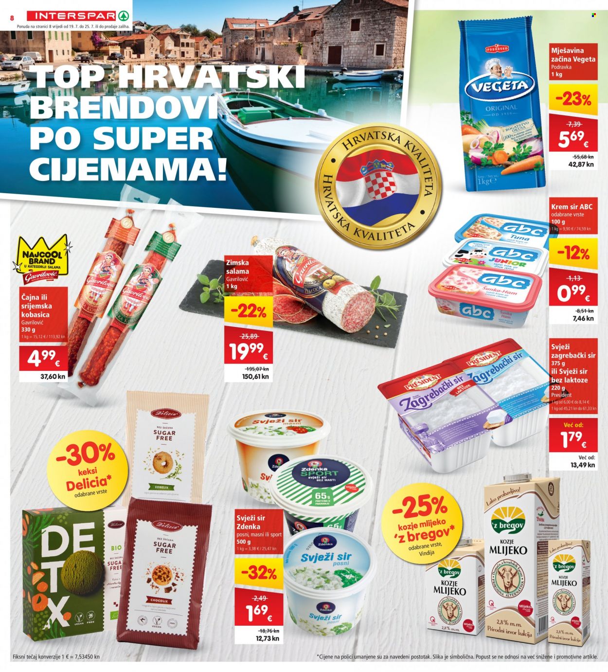 INTERSPAR katalog - 19.07.2023. - 25.07.2023. Stranica 8