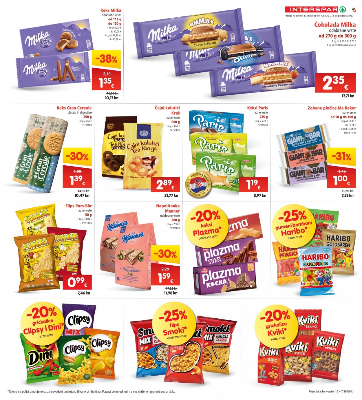 INTERSPAR katalog - 19.07.2023. - 25.07.2023. Stranica 13
