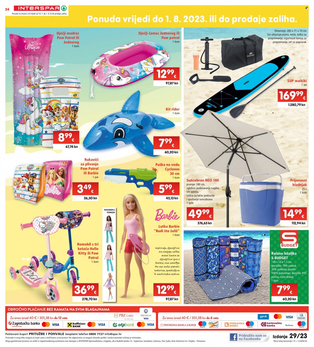 INTERSPAR katalog - 19.07.2023. - 25.07.2023. Stranica 24