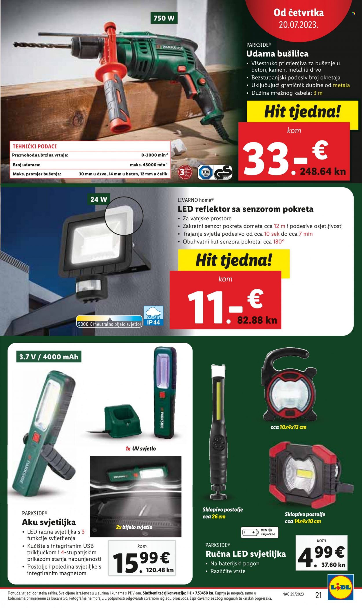 Lidl katalog - 20.07.2023. - 23.07.2023. Stranica 21