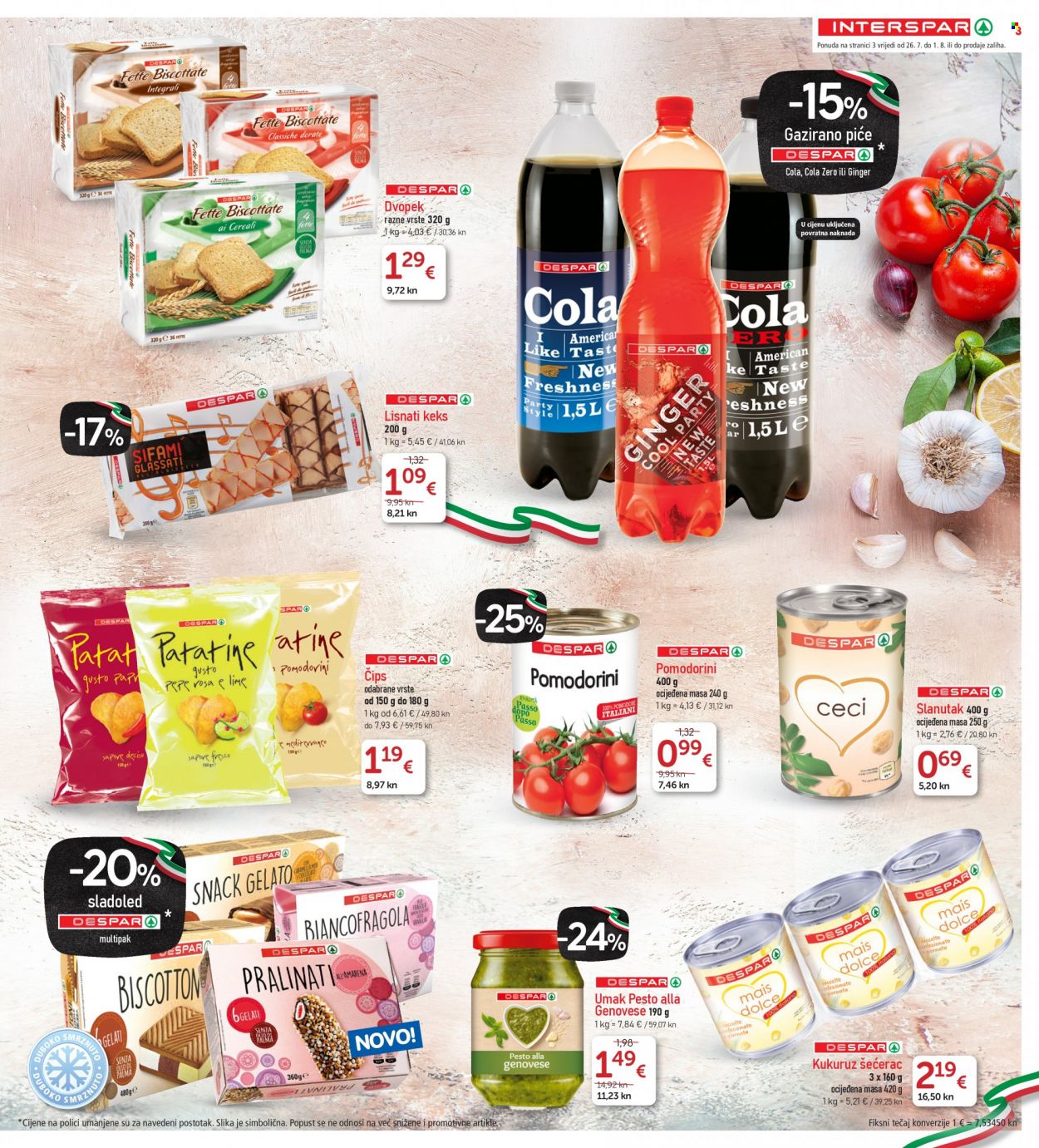 INTERSPAR katalog - 26.07.2023. - 01.08.2023. Stranica 3