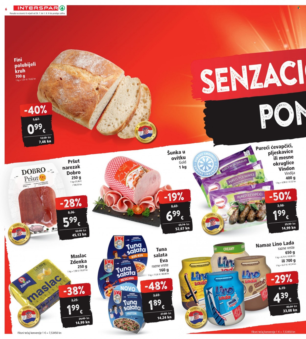 INTERSPAR katalog - 26.07.2023. - 01.08.2023. Stranica 6