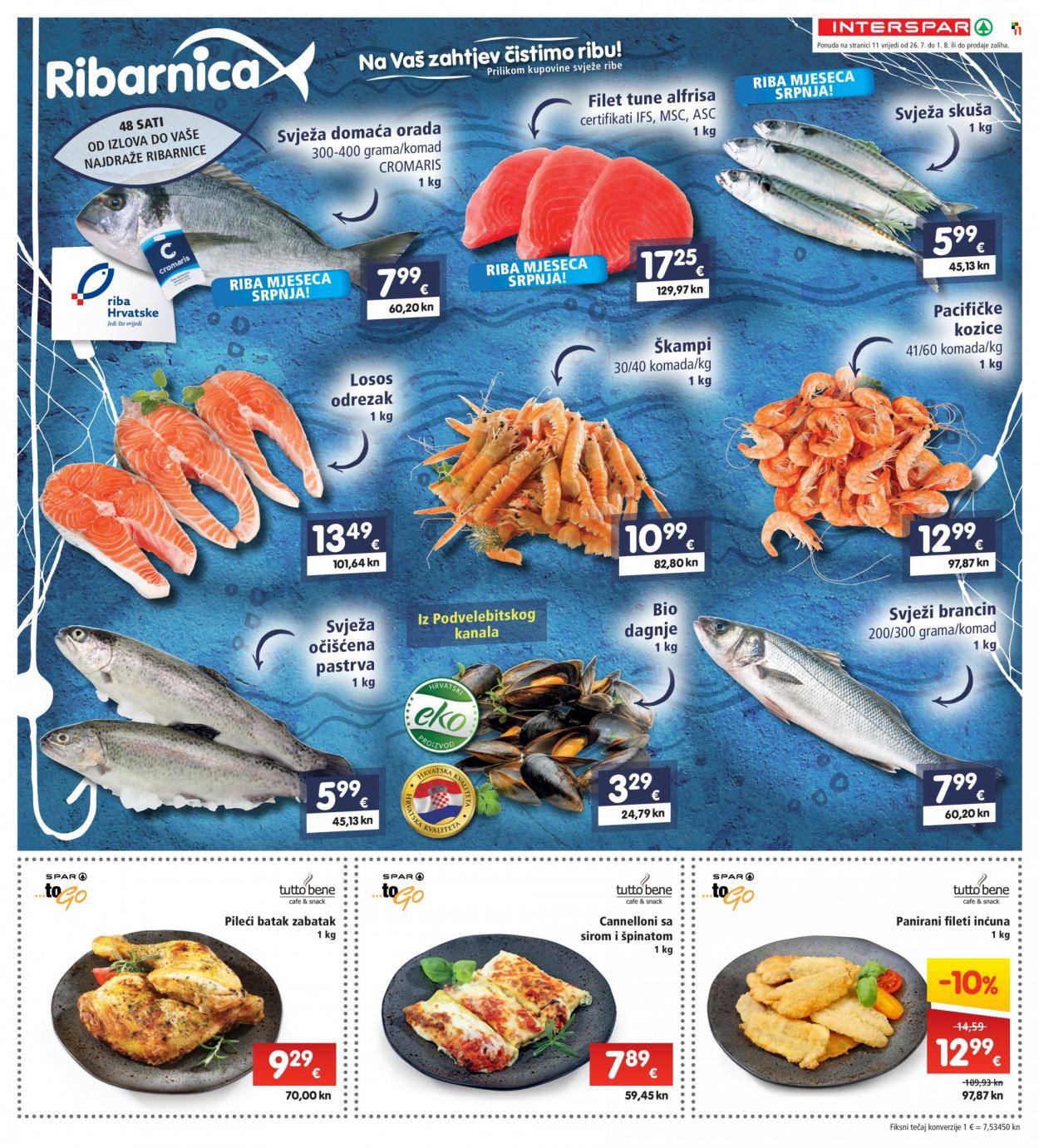 INTERSPAR katalog - 26.07.2023. - 01.08.2023. Stranica 11