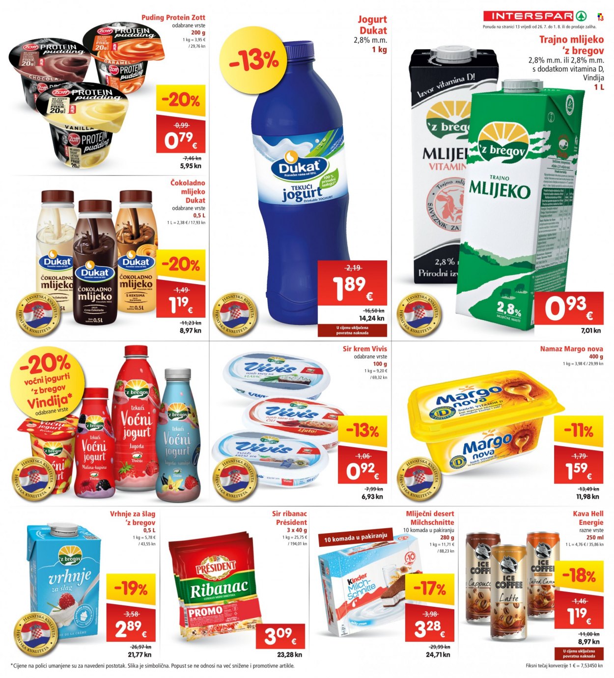 INTERSPAR katalog - 26.07.2023. - 01.08.2023. Stranica 13