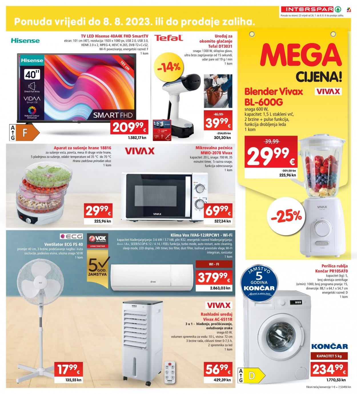 INTERSPAR katalog - 26.07.2023. - 01.08.2023. Stranica 23