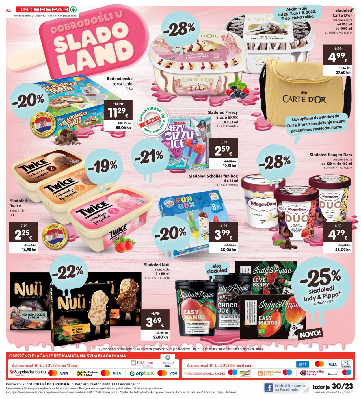INTERSPAR katalog - 26.07.2023. - 01.08.2023. Stranica 24