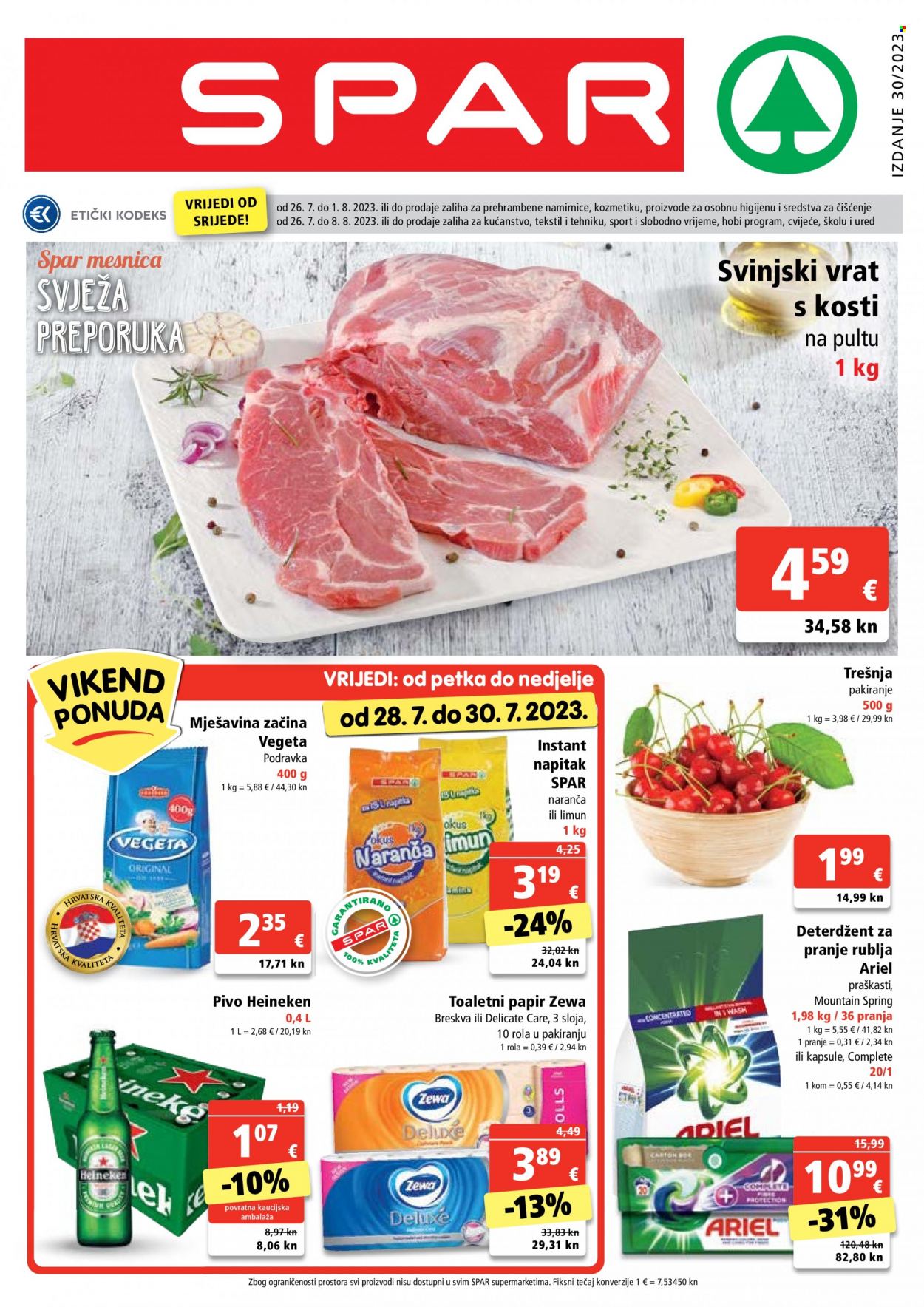 SPAR katalog - 26.07.2023. - 01.08.2023. Stranica 1