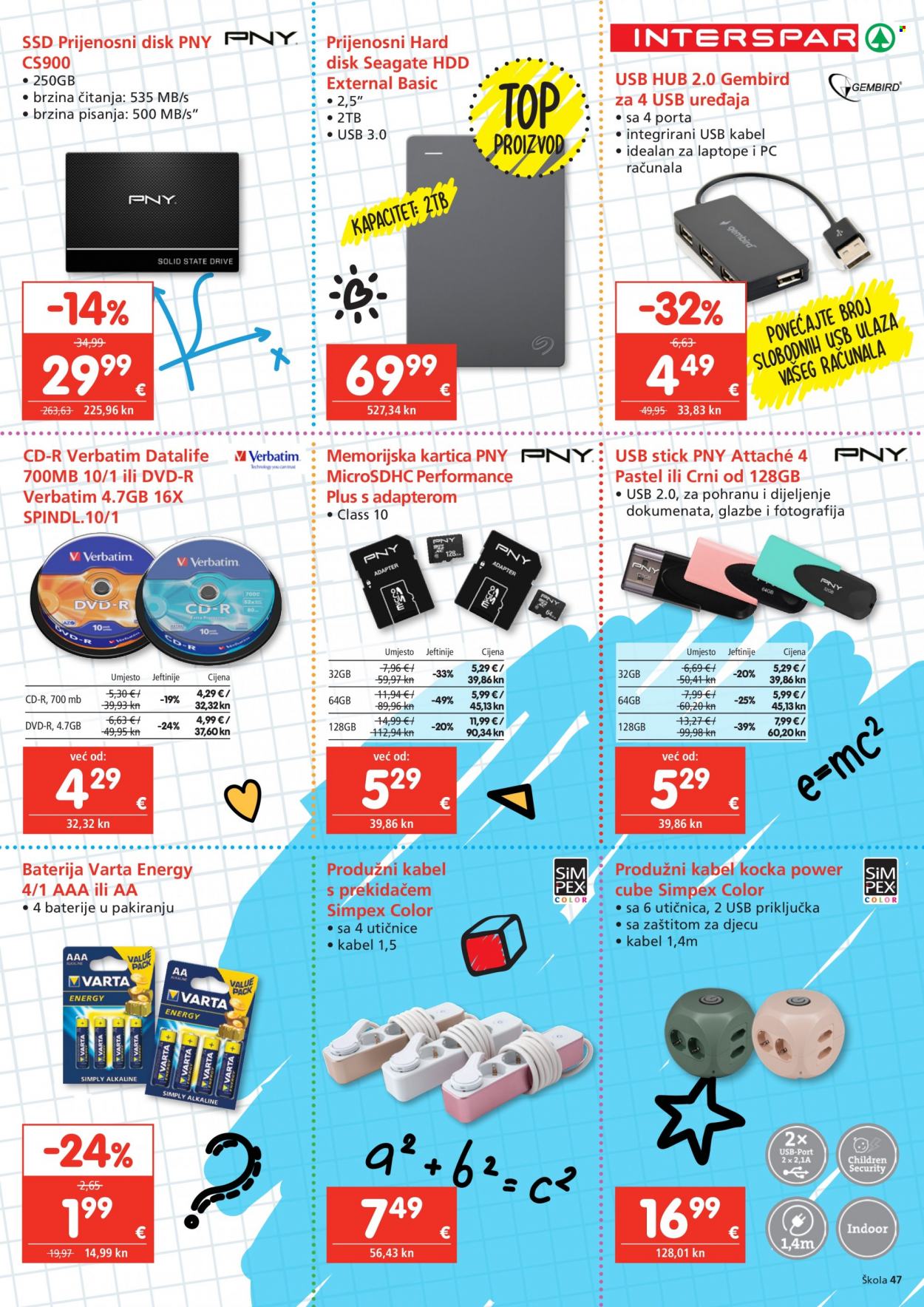 INTERSPAR katalog - 26.07.2023. - 12.09.2023. Stranica 47