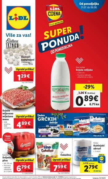 Lidl katalog - 31.07.2023. - 06.08.2023.
