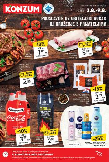 Konzum katalog - 03.08.2023. - 09.08.2023.