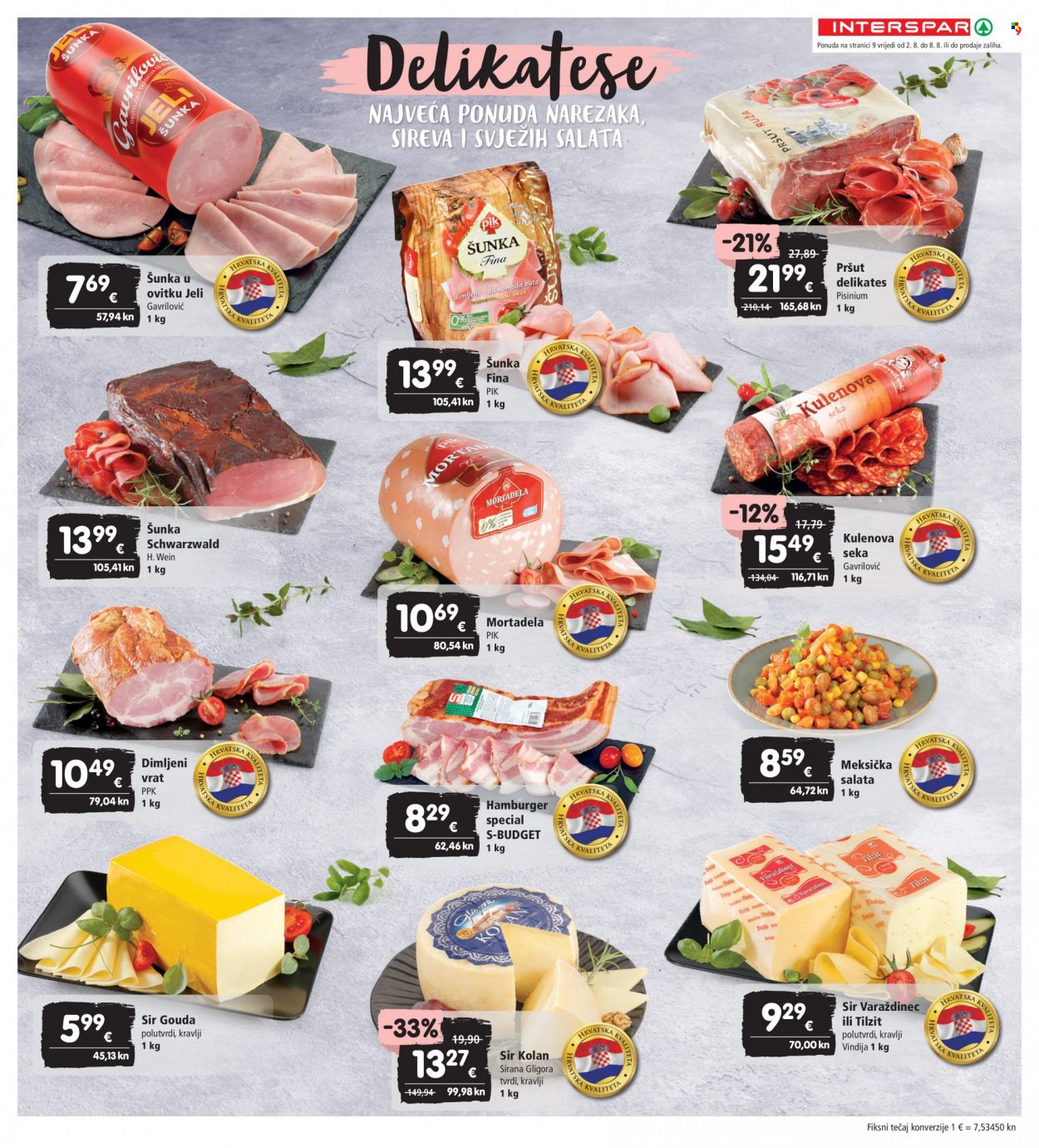 INTERSPAR katalog - 02.08.2023. - 08.08.2023. Stranica 9