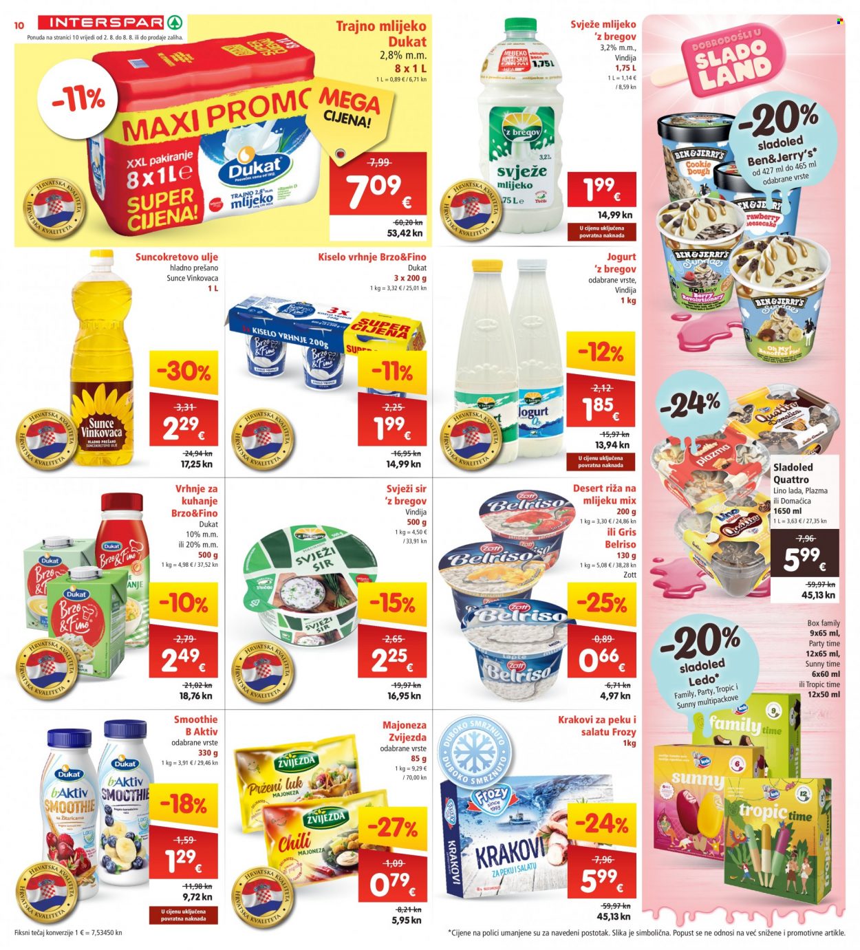 INTERSPAR katalog - 02.08.2023. - 08.08.2023. Stranica 10