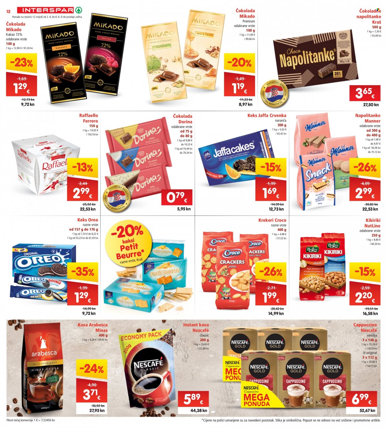 INTERSPAR katalog - 02.08.2023. - 08.08.2023. Stranica 12