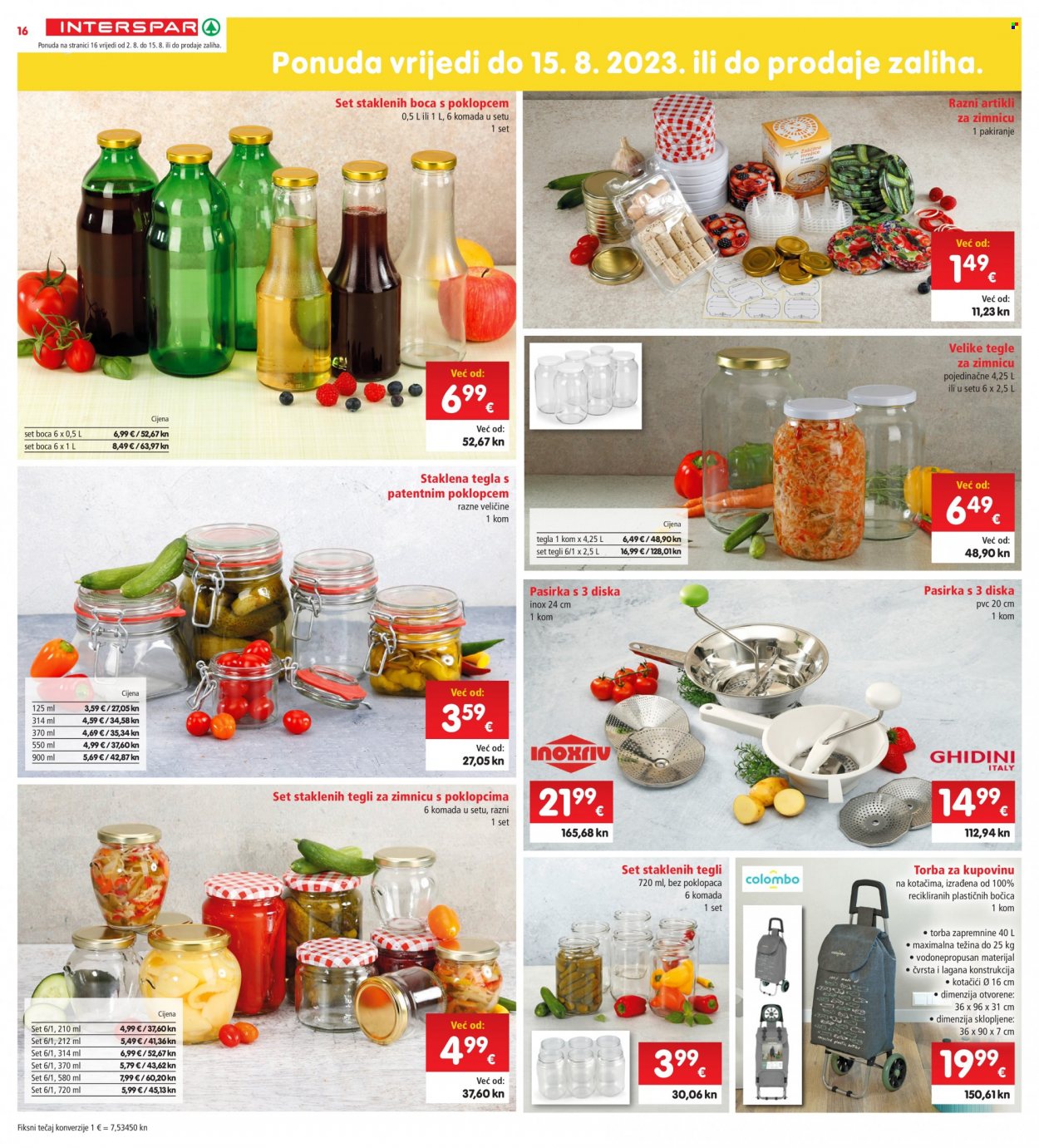 INTERSPAR katalog - 02.08.2023. - 08.08.2023. Stranica 16