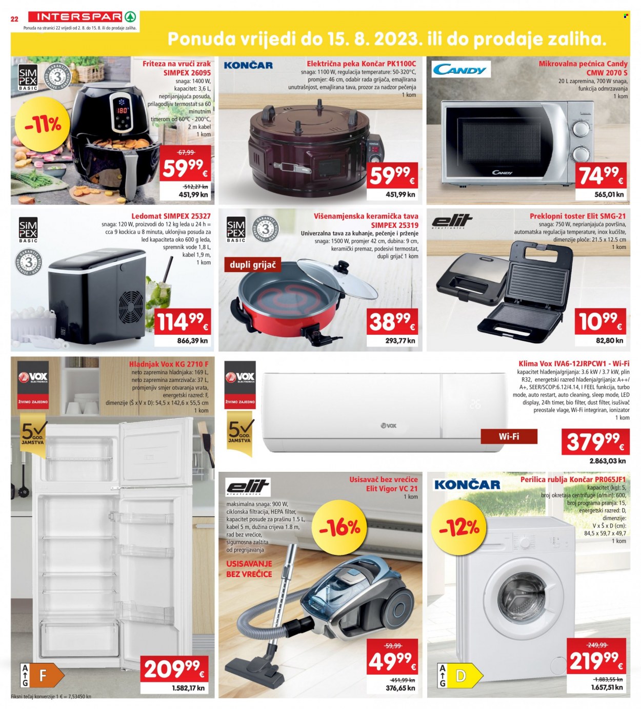 INTERSPAR katalog - 02.08.2023. - 08.08.2023. Stranica 22