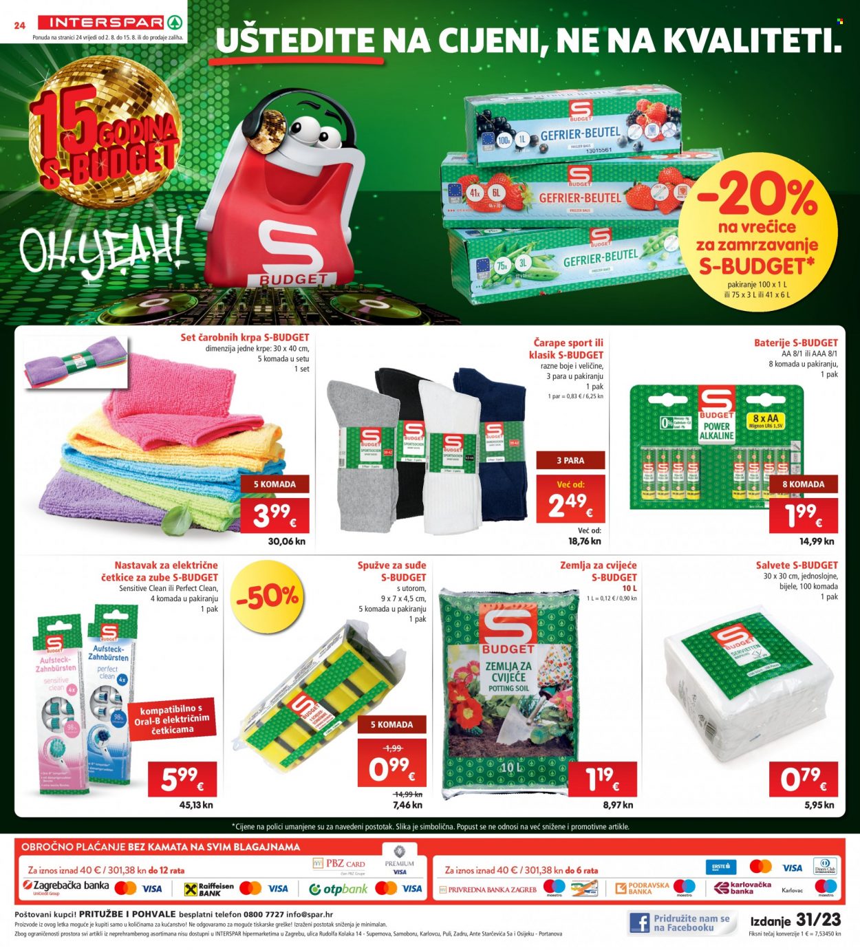 INTERSPAR katalog - 02.08.2023. - 08.08.2023. Stranica 24
