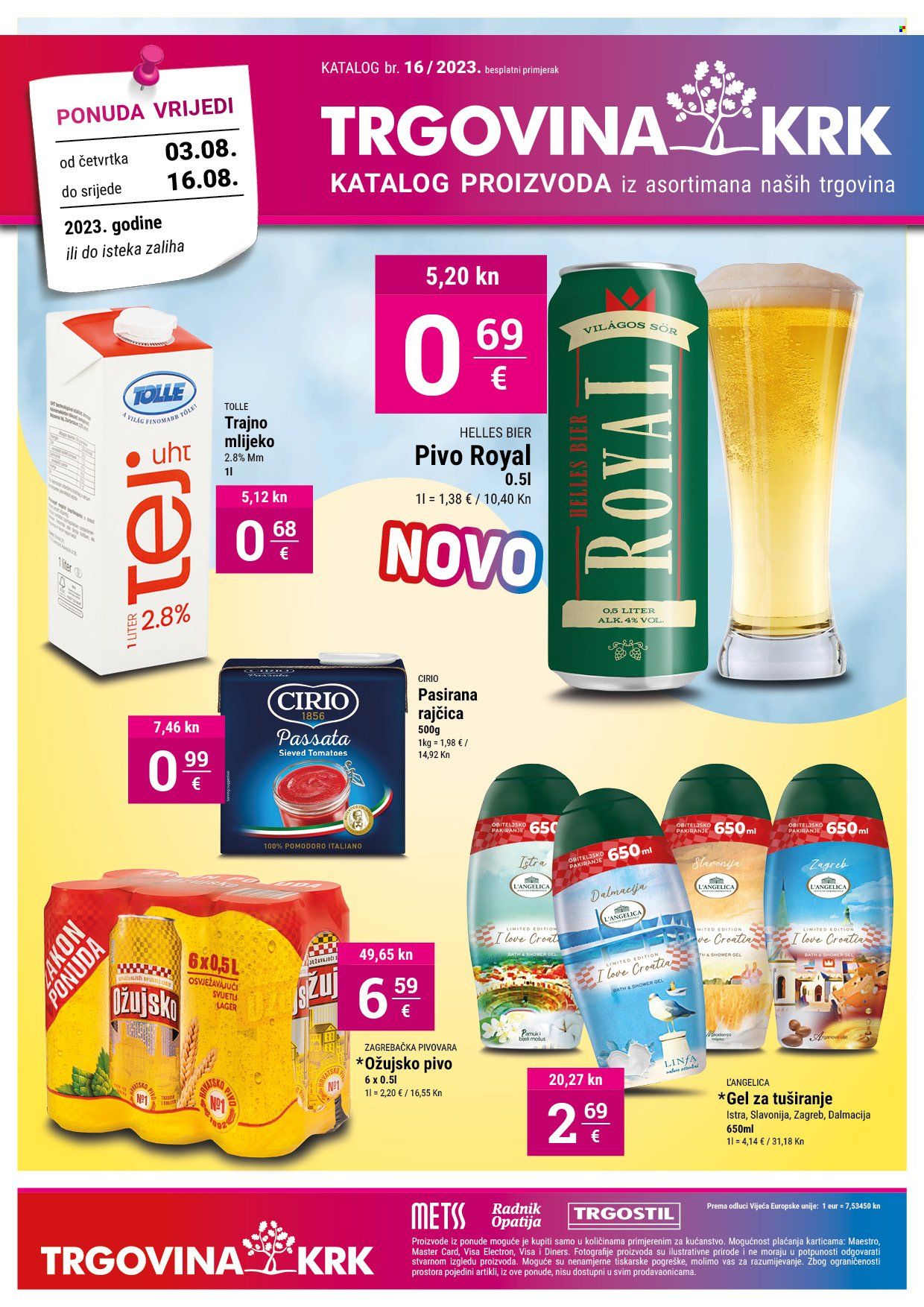 Trgovina KRK katalog - 03.08.2023. - 16.08.2023. Stranica 1