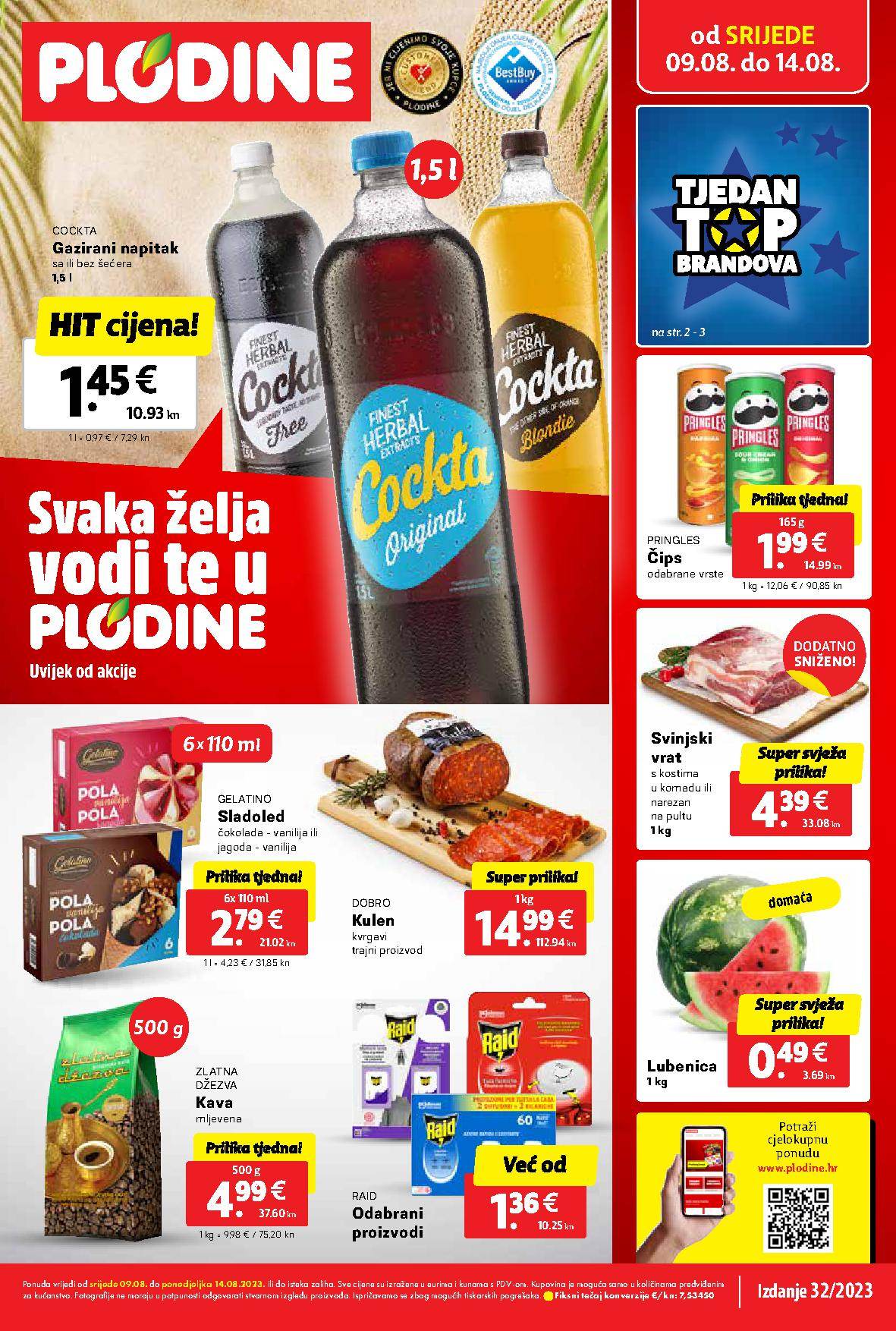 Plodine katalog - 09.08.2023. - 14.08.2023. Stranica 1