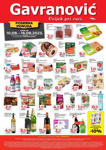 Gavranović katalog - 10.08.2023. - 16.08.2023.