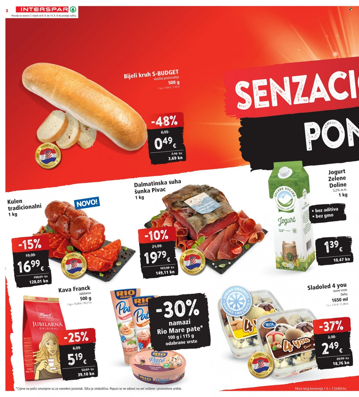 INTERSPAR katalog - 09.08.2023. - 14.08.2023. Stranica 2