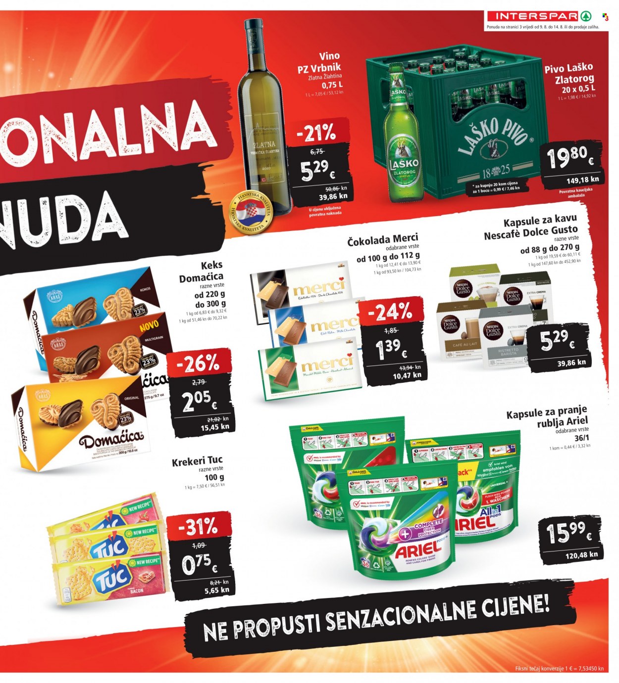 INTERSPAR katalog - 09.08.2023. - 14.08.2023. Stranica 3