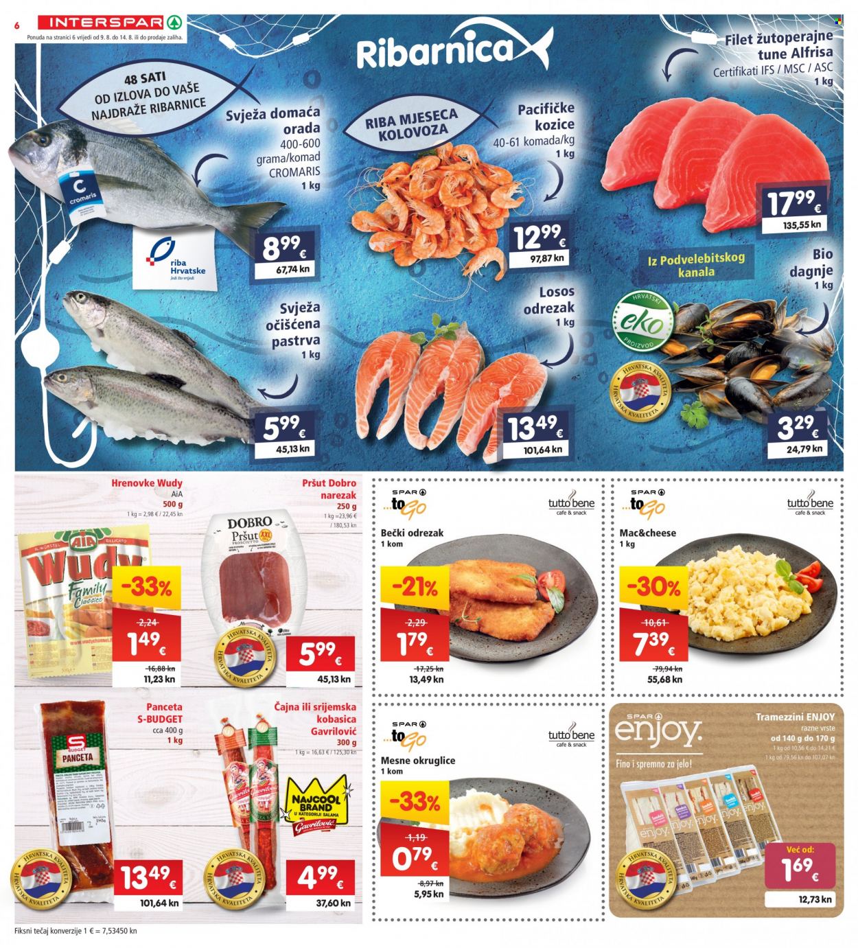 INTERSPAR katalog - 09.08.2023. - 14.08.2023. Stranica 6