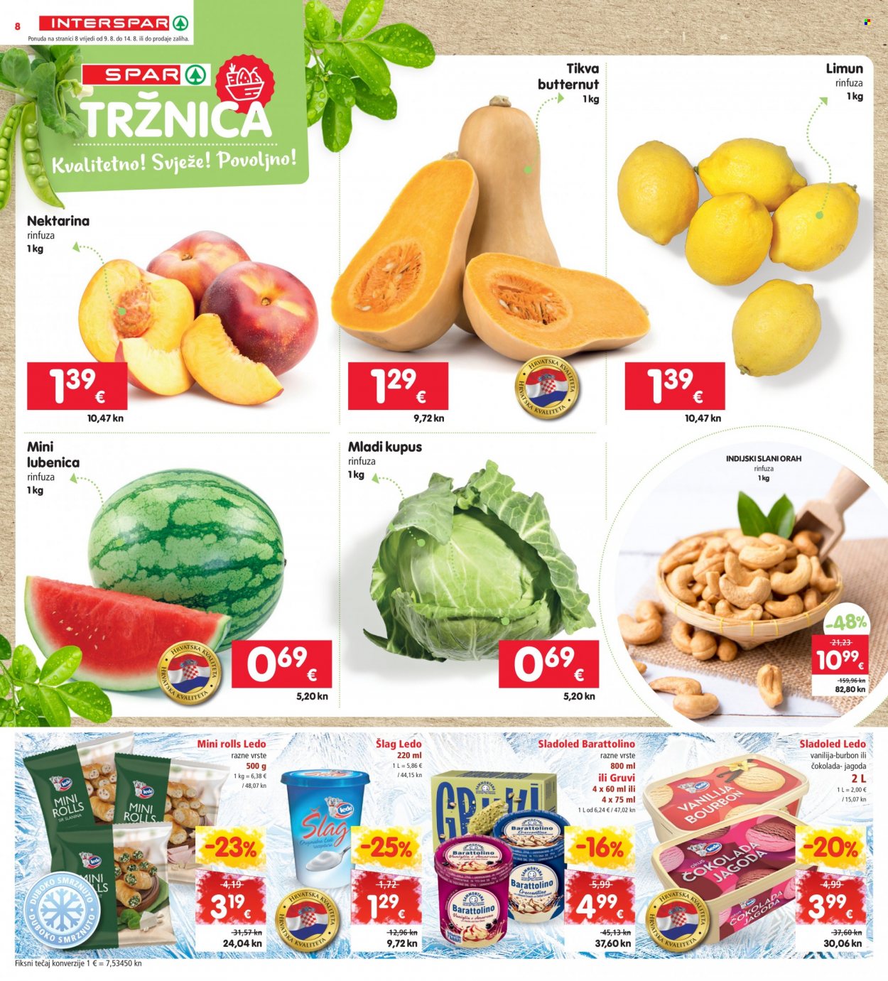 INTERSPAR katalog - 09.08.2023. - 14.08.2023. Stranica 8