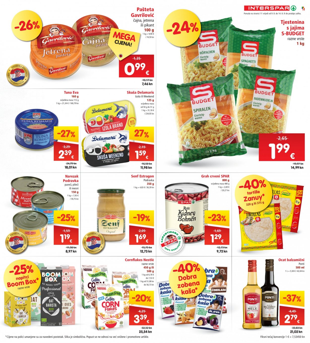 INTERSPAR katalog - 09.08.2023. - 14.08.2023. Stranica 11