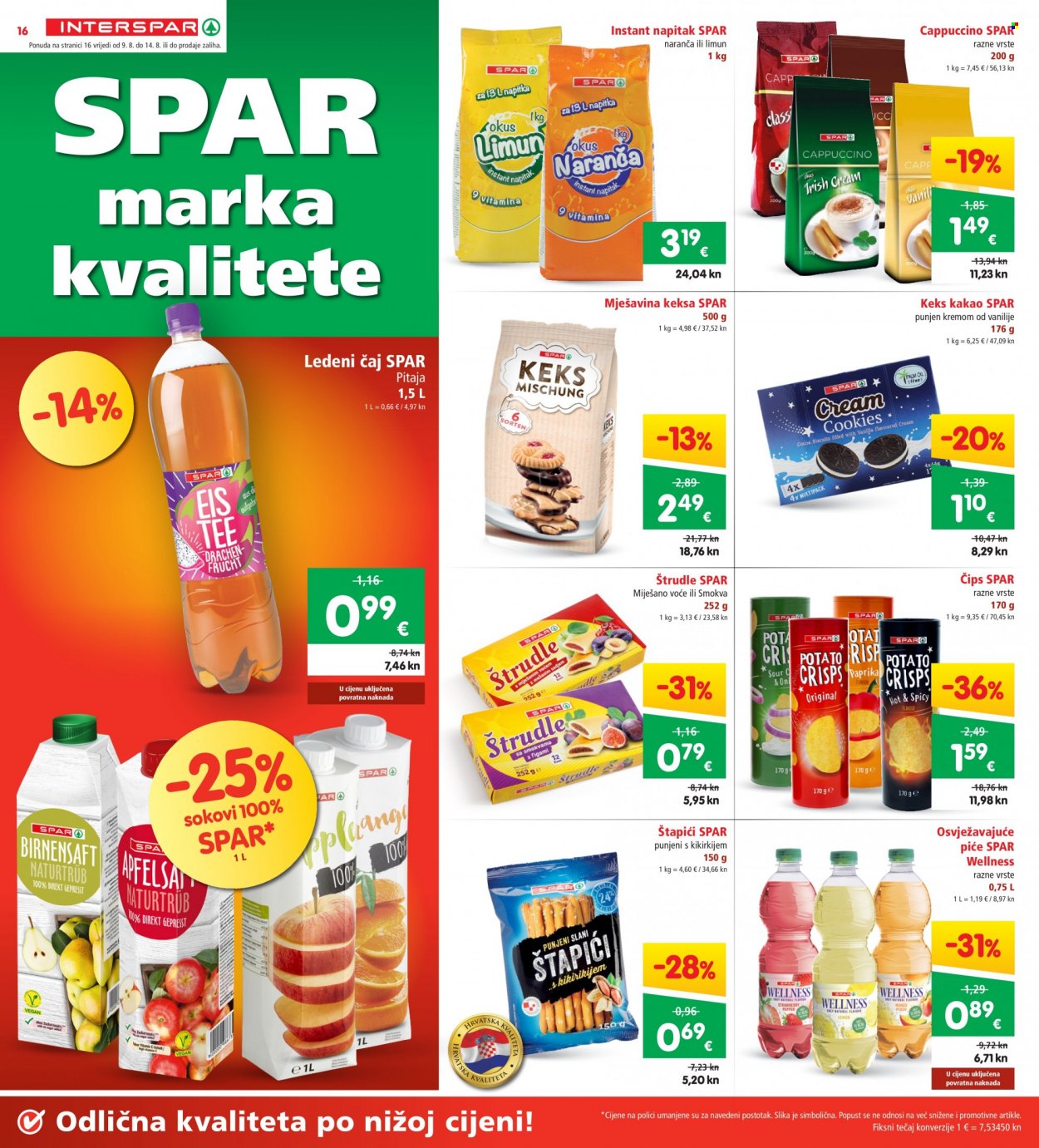 INTERSPAR katalog - 09.08.2023. - 14.08.2023. Stranica 16