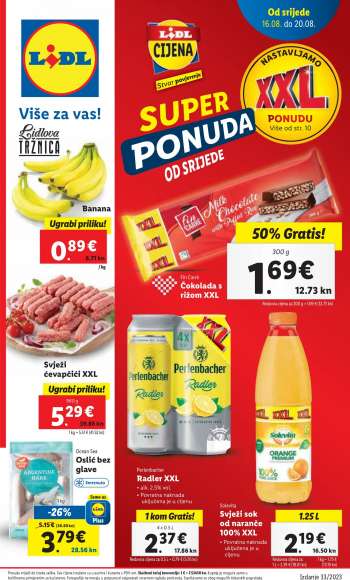 Lidl katalog - 16.08.2023. - 20.08.2023.