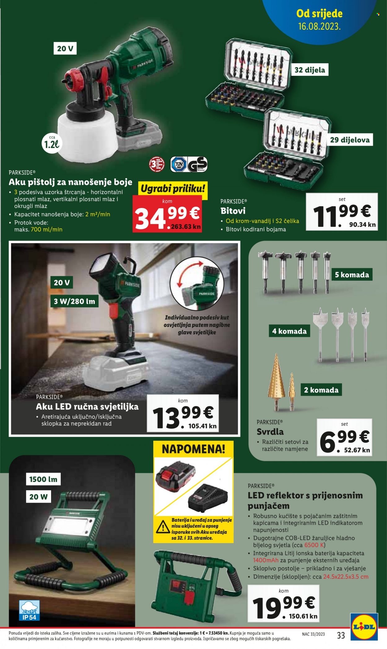 Lidl katalog - 16.08.2023. - 20.08.2023. Stranica 33