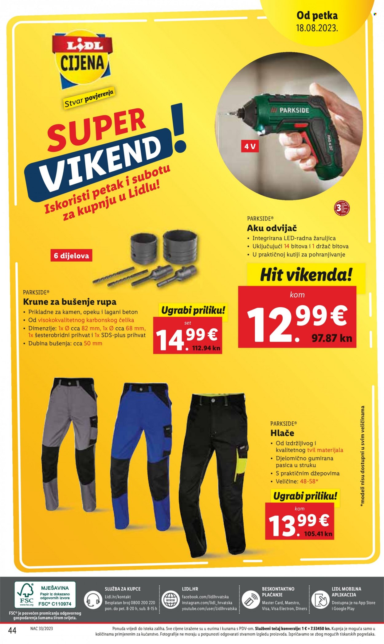 Lidl katalog - 16.08.2023. - 20.08.2023. Stranica 44