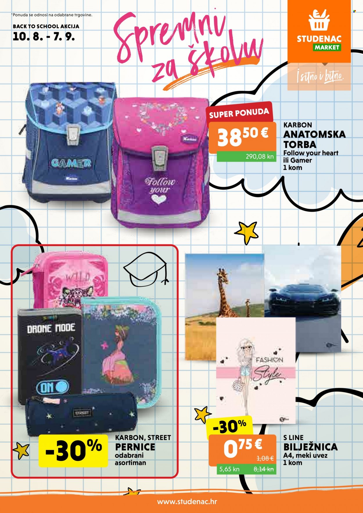 Studenac katalog - 10.08.2023. - 07.09.2023. Stranica 1