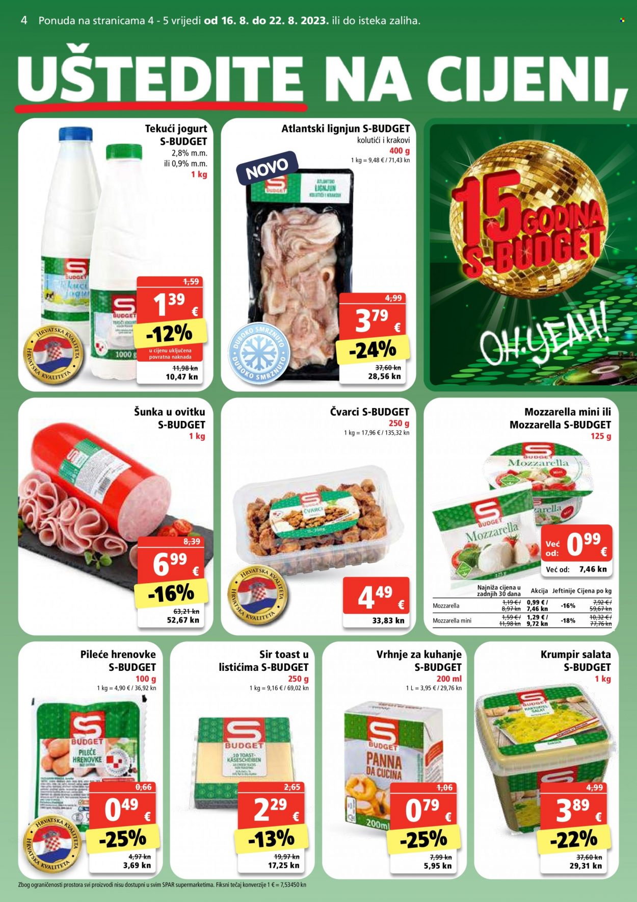 SPAR katalog - 16.08.2023. - 22.08.2023. Stranica 4